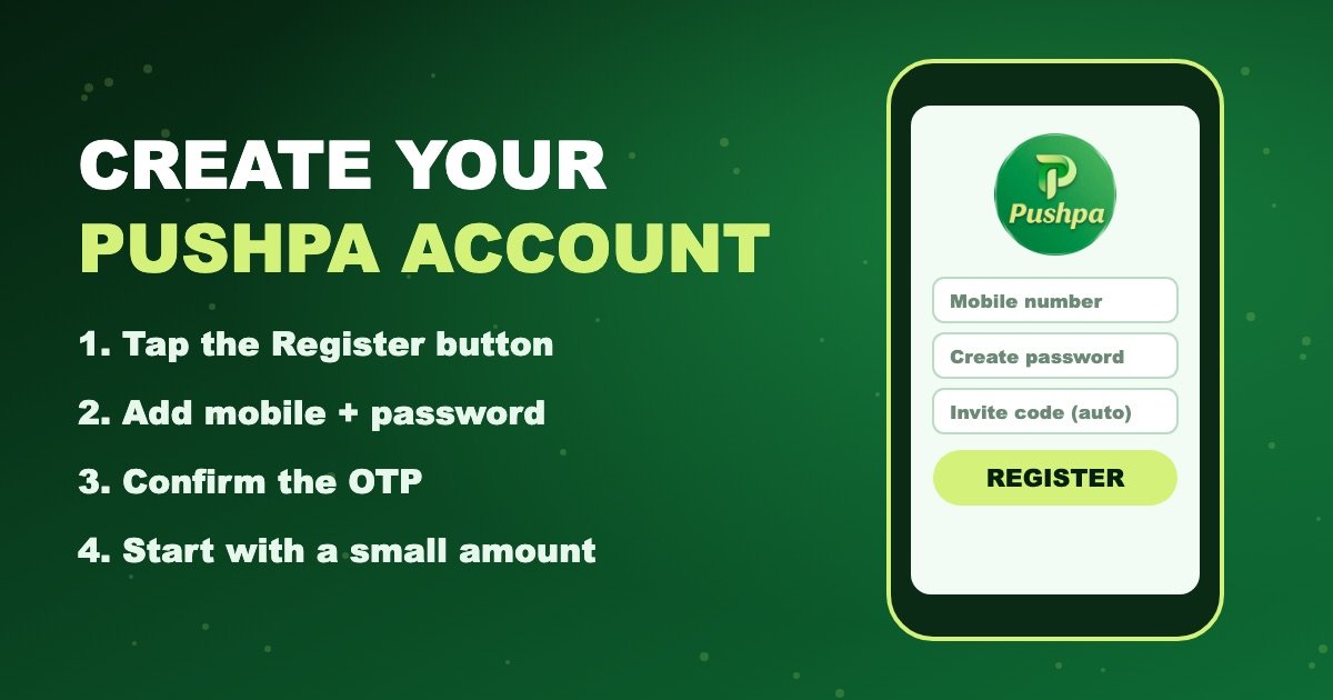 Pushpa Club register steps on mobile